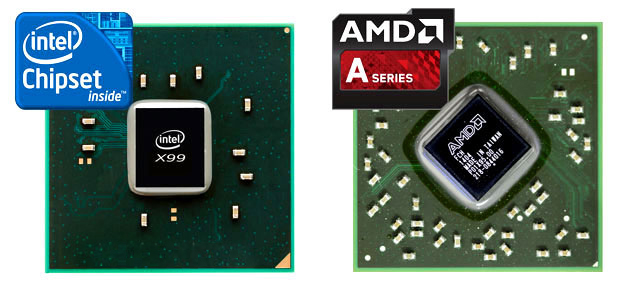 Чипсеты AMD и Intel